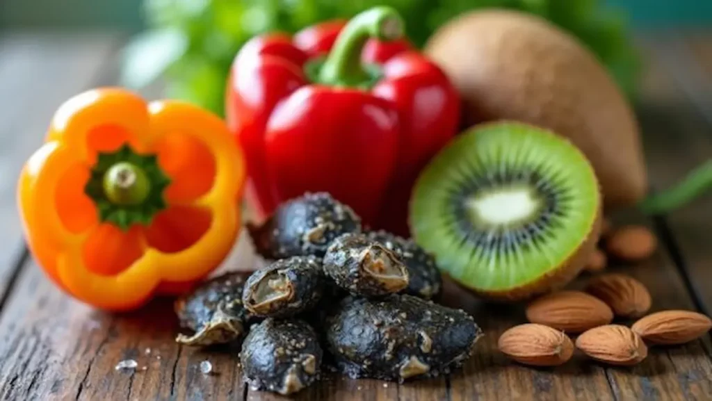 Foods that contains vitamin C and Zinc