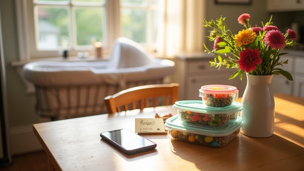 organize meals for parents