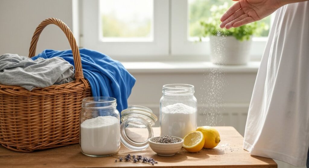 deodorize gym clothes naturally