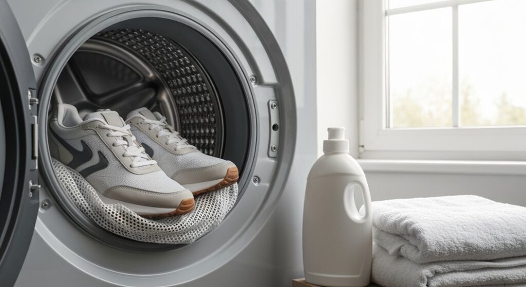 wash gym sneakers safely