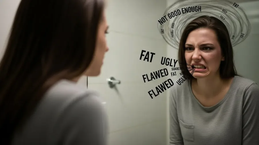 How to stop negative body talk using mindful self-care techniques